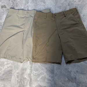 Under Armour and Slazenger Men's Flat Front Performance Shorts